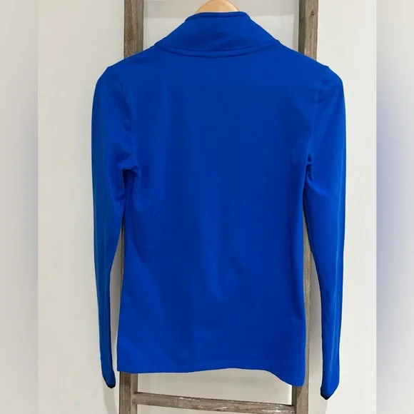 Victoria's Secret Ultimate PINK Blue Athletic 1/2 Zip Pullover Size XS - Picture 6 of 7